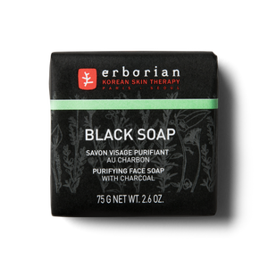 Black Soap Savon purifiant au charbon 75 g | Erborian